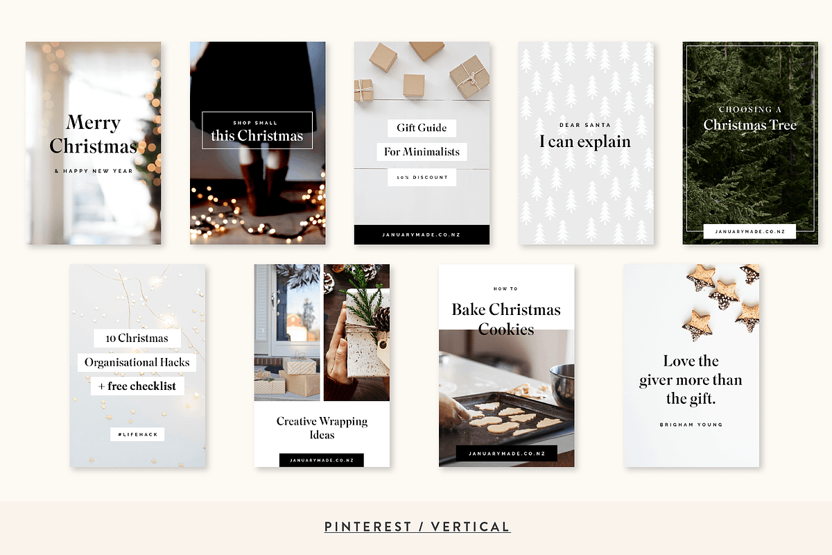 Bright Christmas Social Bundle, a Social Media Template by January Made Design (Photo 2 of 7)
