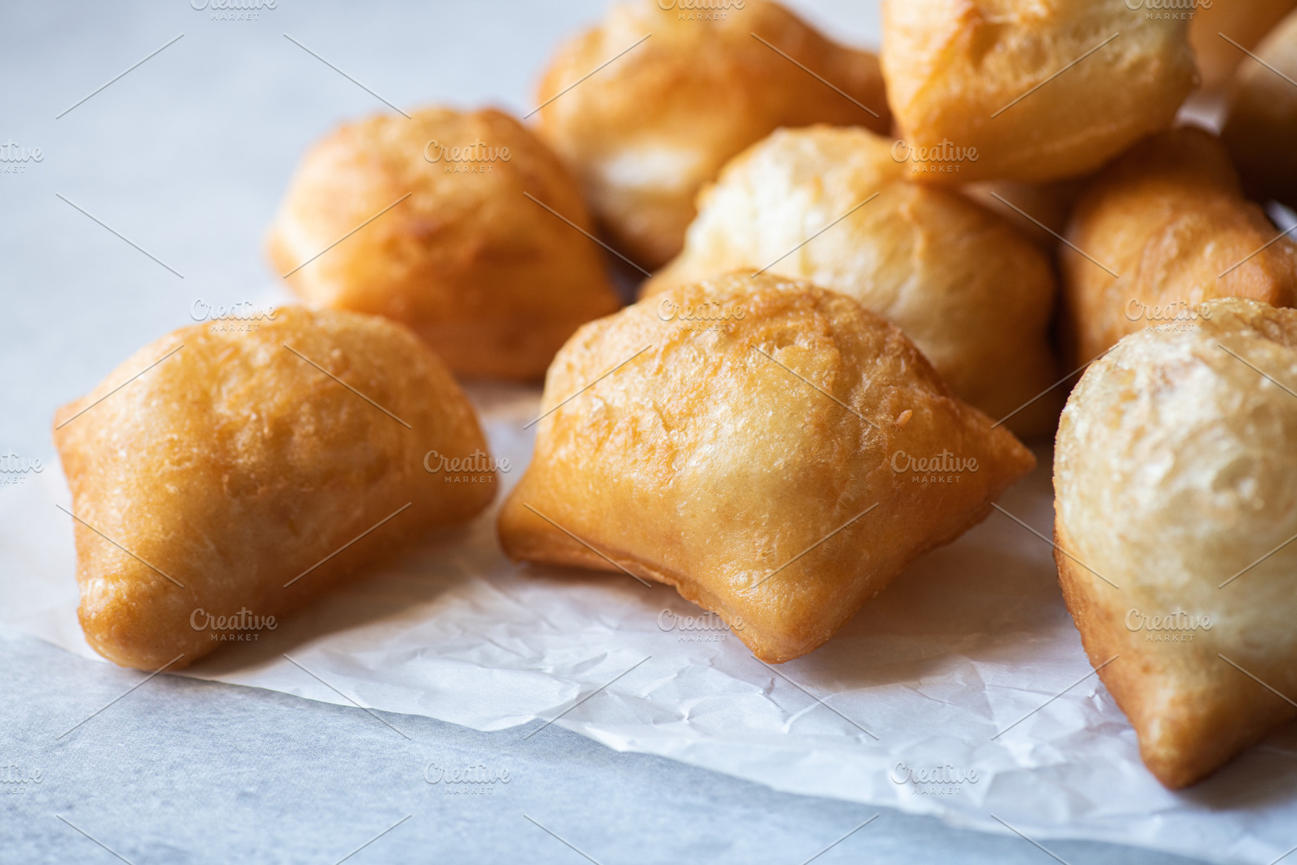 Kazakh traditional baking - Baursak, a Background Photo by Galiyah Assan