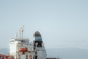 Tanker Stern With Open Sky, an Industrial Photo by SkyNext