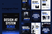 Creative Agency Instagram Set, a Social Media Template by Pitchlook.Studio (Thumbnail 1 of 3)