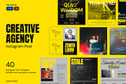 Creative Agency Studio Instagram, a Social Media Template by Louds Studio (Thumbnail 1 of 5)