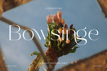 Bowsinge - A Beauty Modern Serif