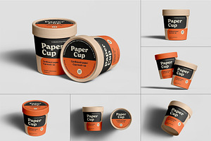 Cardboard Cup Mockup