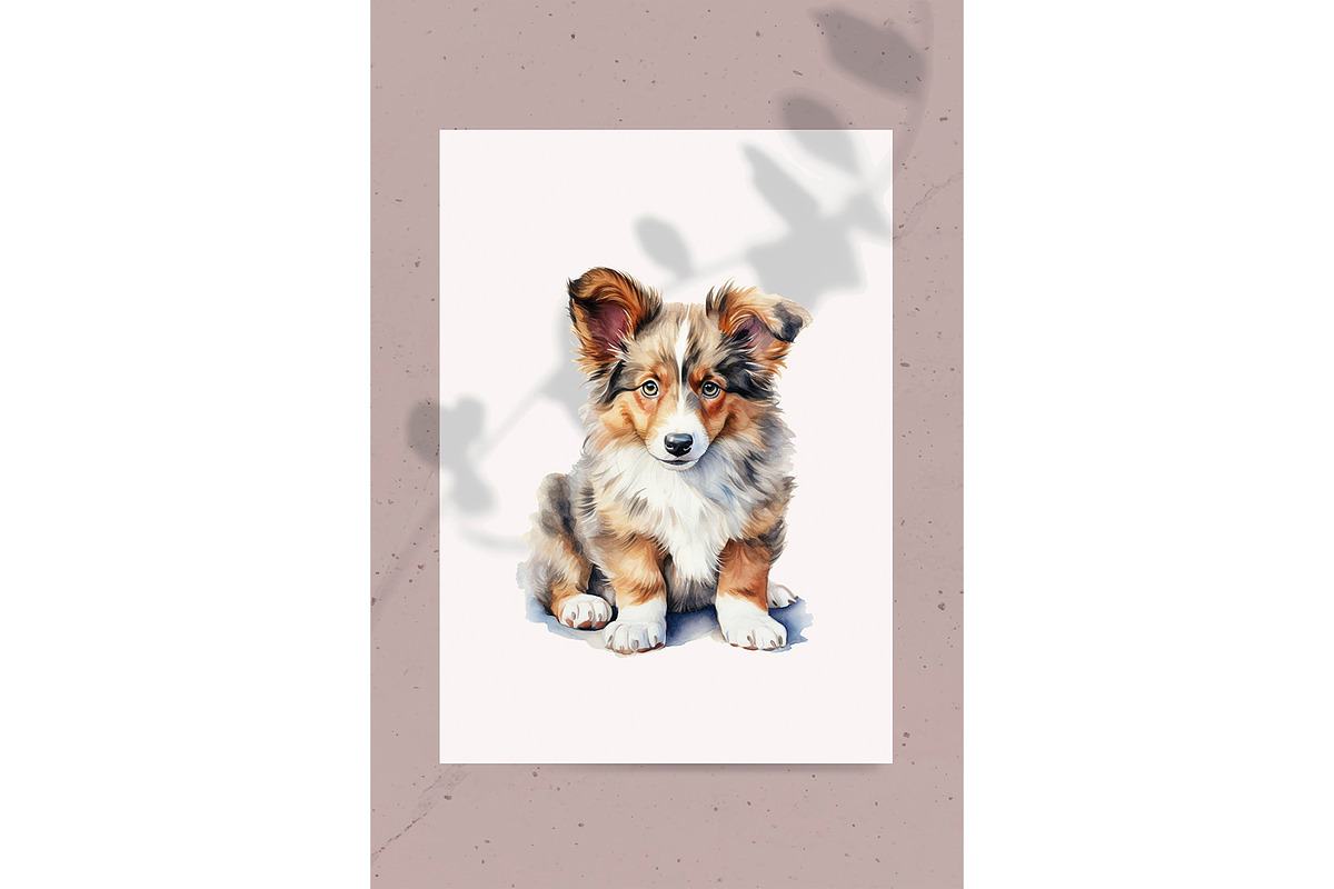 Watercolor Cute Dog sublimation png, an Object Graphic by KomtsyanTatyanaArt (Photo 2 of 6)