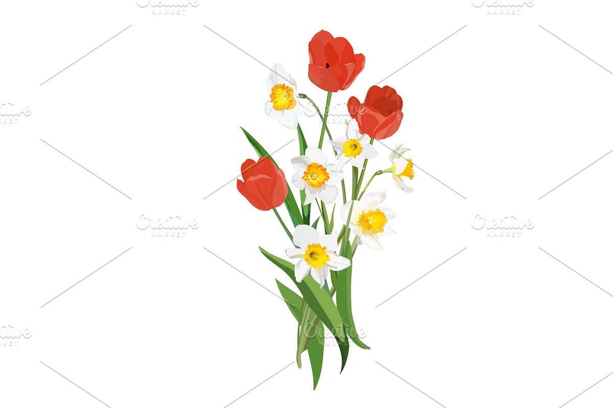 Daffodils Bouquets., an Object Graphic by Peolla (Photo 7 of 9)