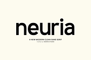 Neuria Modern Clean Sans Serif Font, a Sans Serif Font by Vadovastd (Thumbnail 1 of 10)