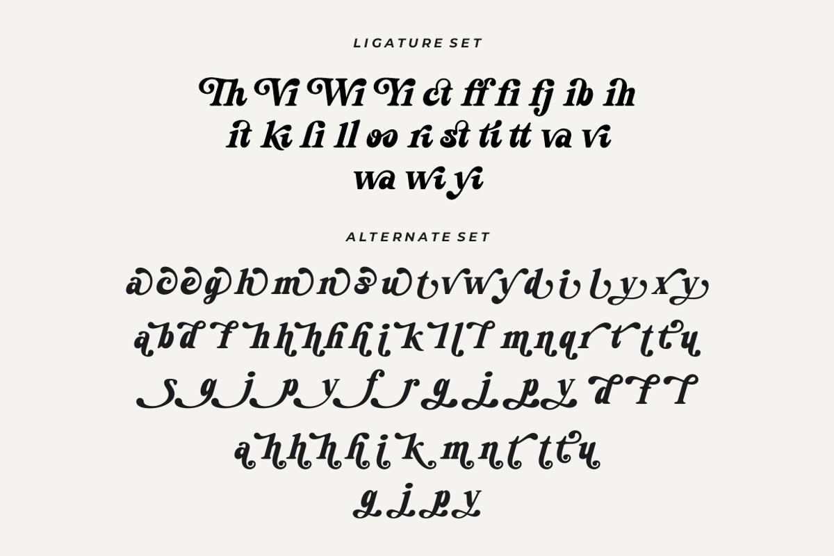Sunday Eighties Font, a Serif Font by HansCo Studio (Photo 14 of 17)