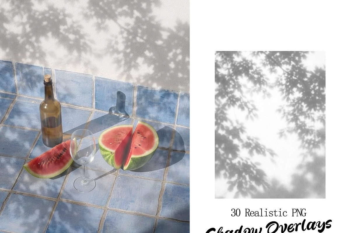 Natural Shadow Overlays 30 PNG, a Texture Graphic by DreamoraArt (Photo 14 of 16)