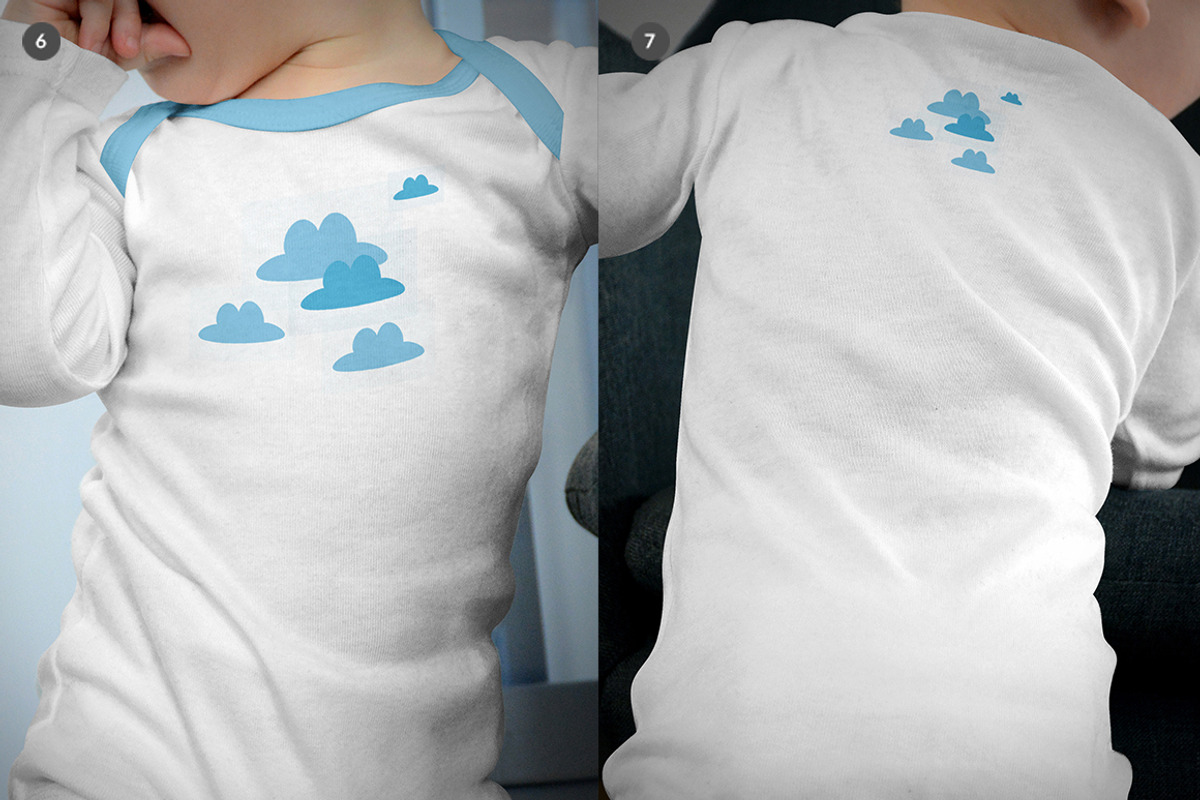 Baby Longsleeve Growsuit Mock-ups, a Print Template by BlackMocca (Photo 9 of 19)