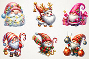 Christmas Gnome Sublimation Clipart, an Illustration by RobertsArt (Thumbnail 7 of 7)