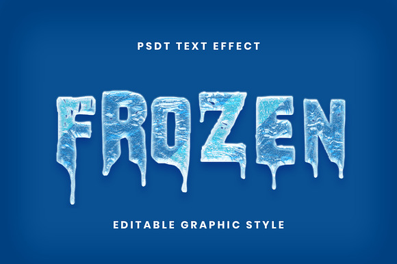 Ice Dripping Text Effect preview 2