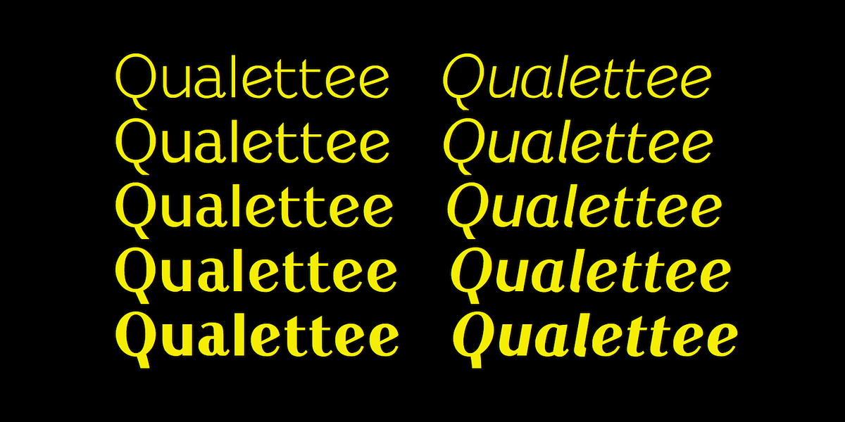 Qualettee, a Sans Serif Font by Ingrimayne Type (Photo 3 of 8)