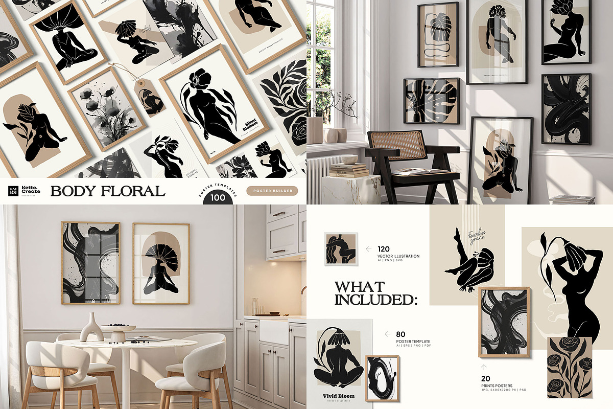 Mega Poster Bundle | 52 in 1, an Object Graphic by KetteCreate (Photo 14 of 53)