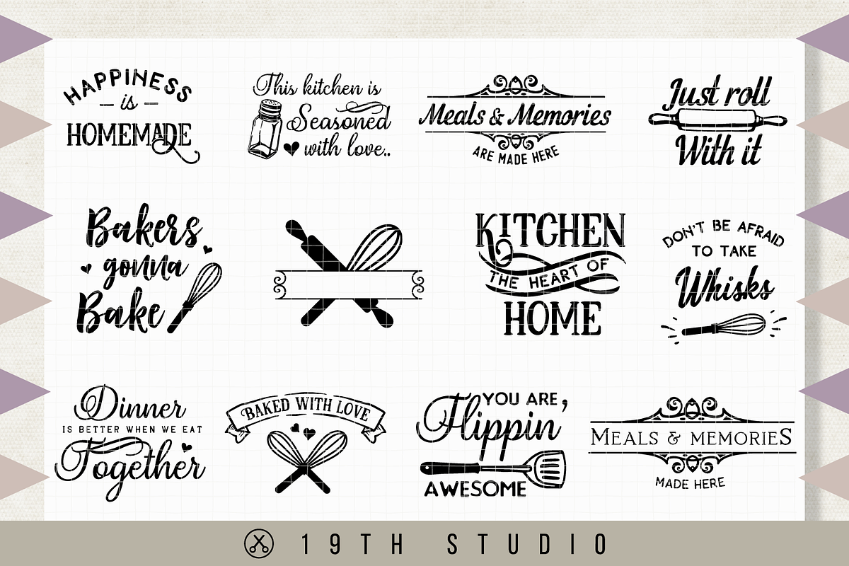 Kitchen SVG Bundle | MB22, an Illustration by Craft House SVG (Photo 2 of 3)