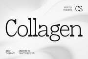 CS Collagen – Modern Font, a Serif Font by Craft Supply Co. (Thumbnail 1 of 8)