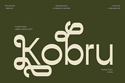 Kobru – Freshly Display Font, a Sans Serif Font by Casloop Studio (Thumbnail 1 of 10)
