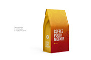 Coffee Pouch Mockup 3/4 view, a Packaging Mockup by easymock (Thumbnail 5 of 6)