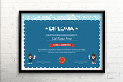 Kids Certificate & Diploma Template, a Stationery Template by Rimana_Templatehive (Thumbnail 1 of 3)