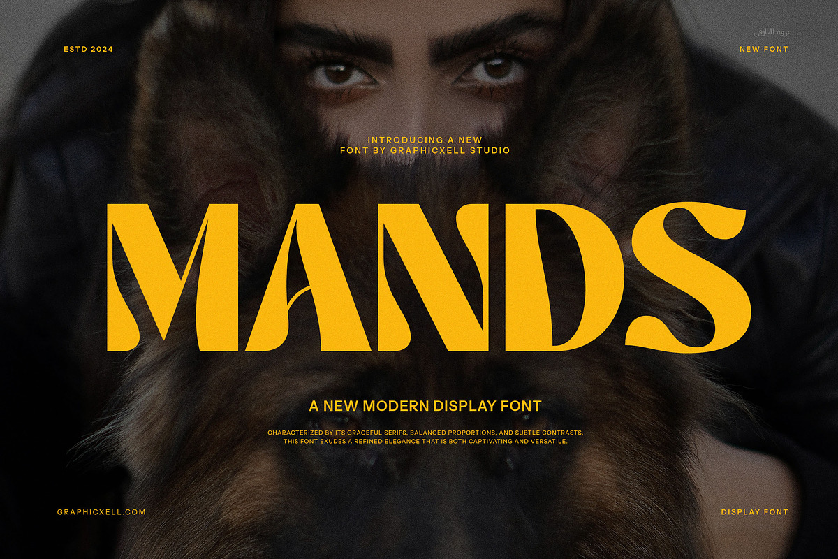 Mands Unique Serif Font, a Serif Font by Graphicxell (Photo 1 of 8)