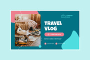 Travel Youtube Thumbnail Template, a Social Media Template by hekenostudio (Thumbnail 5 of 6)