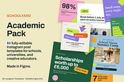 60 Academic instagram -Canva & Figma, a Social Media Template by xStudio (Thumbnail 1 of 6)