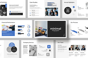 Minimal Presentation Template, a Presentation Template by Slide_Genius1