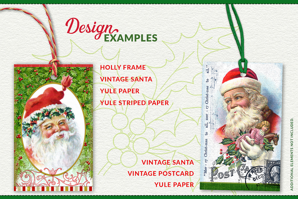 Complete Vintage Christmas Graphics, a Seasonal Illustration by French Kiss Collections (Photo 7 of 28)