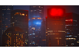 Shanghai's Night Skyline Featuring, an Architecture Photo by Our Amazing World