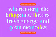 Cooking Paradise Serif Display Font, a Serif Font by timelesstype.co (Thumbnail 6 of 10)