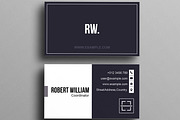 Simple Business Card Layout, a Business Card Template by MightyDesign (Thumbnail 2 of 6)