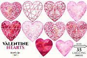 Pink Valentine Hearts Set 35 png, an Object Graphic by KarinkaBU (Thumbnail 4 of 7)