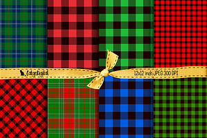 Lumberjack Buffalo Plaid Papers