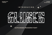Gluses Font, a Sans Serif Font by agusariyadi (Thumbnail 1 of 5)