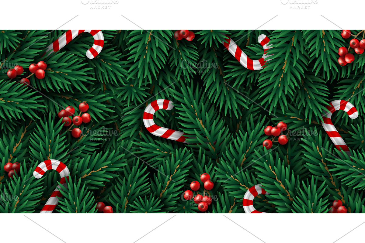 Christmas background candy, a Texture Illustration by kotoffei