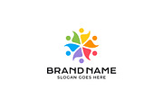 People, Team, Group and Family Logo, a Branding & Logo Template by pne-design (Thumbnail 2 of 2)