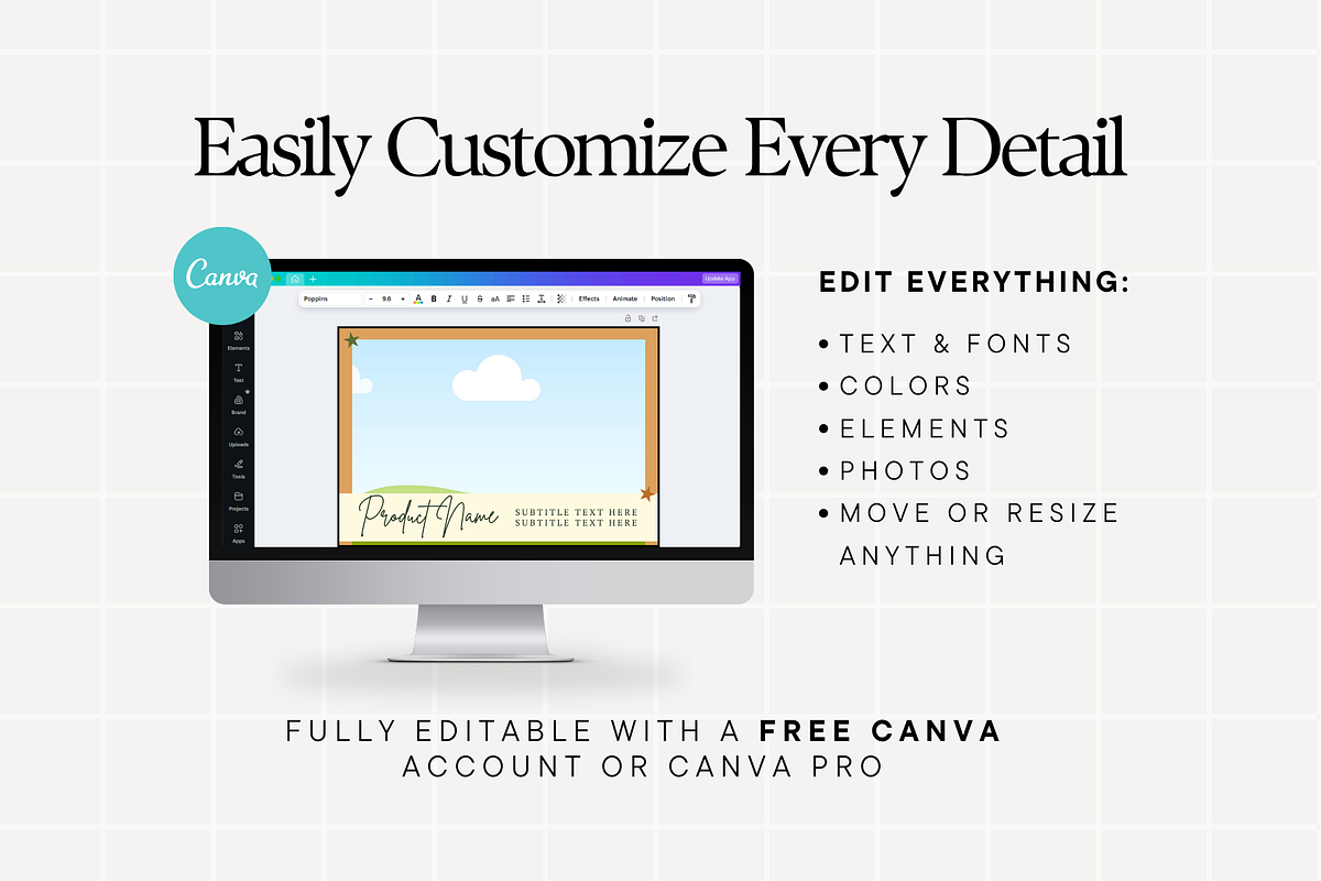Coastal Etsy Shop Kit Template, a Branding & Logo Template by Anna Design Studio (Photo 6 of 8)