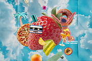 Retro Summer Collage, an Object Graphic by barsrsind (Thumbnail 2 of 10)