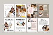 Ecourse Workbook& ebook Canva Templa, a Magazine Template by iloveTemplate (Thumbnail 2 of 8)