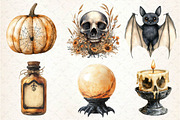 Beige & Black Halloween Clipart, an Illustration by Dream Creation (Thumbnail 6 of 7)