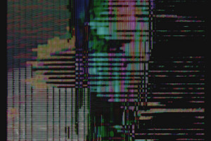 Abstract Digital Glitch CRT Monitor, an Abstract Photo by bbymedia.store