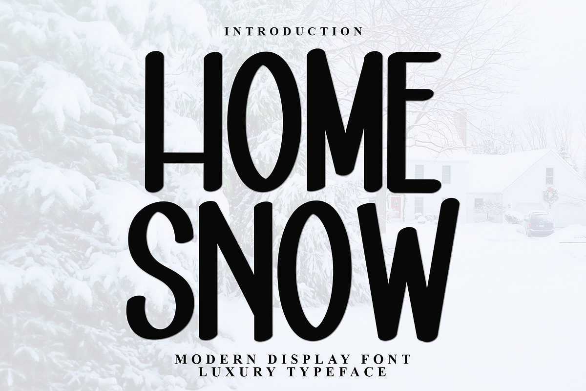 Home Snow, a Handwritten Font by InermediaSTUDIO (Photo 1 of 8)