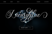 Luxuryone Calligraphy, a Script Font by RockboyStd (Thumbnail 2 of 12)