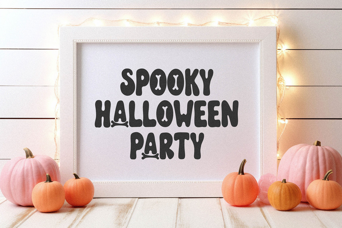 Halloween Party Cute Halloween Font, a Handwritten Font by BarcelonaShop (Photo 6 of 8)