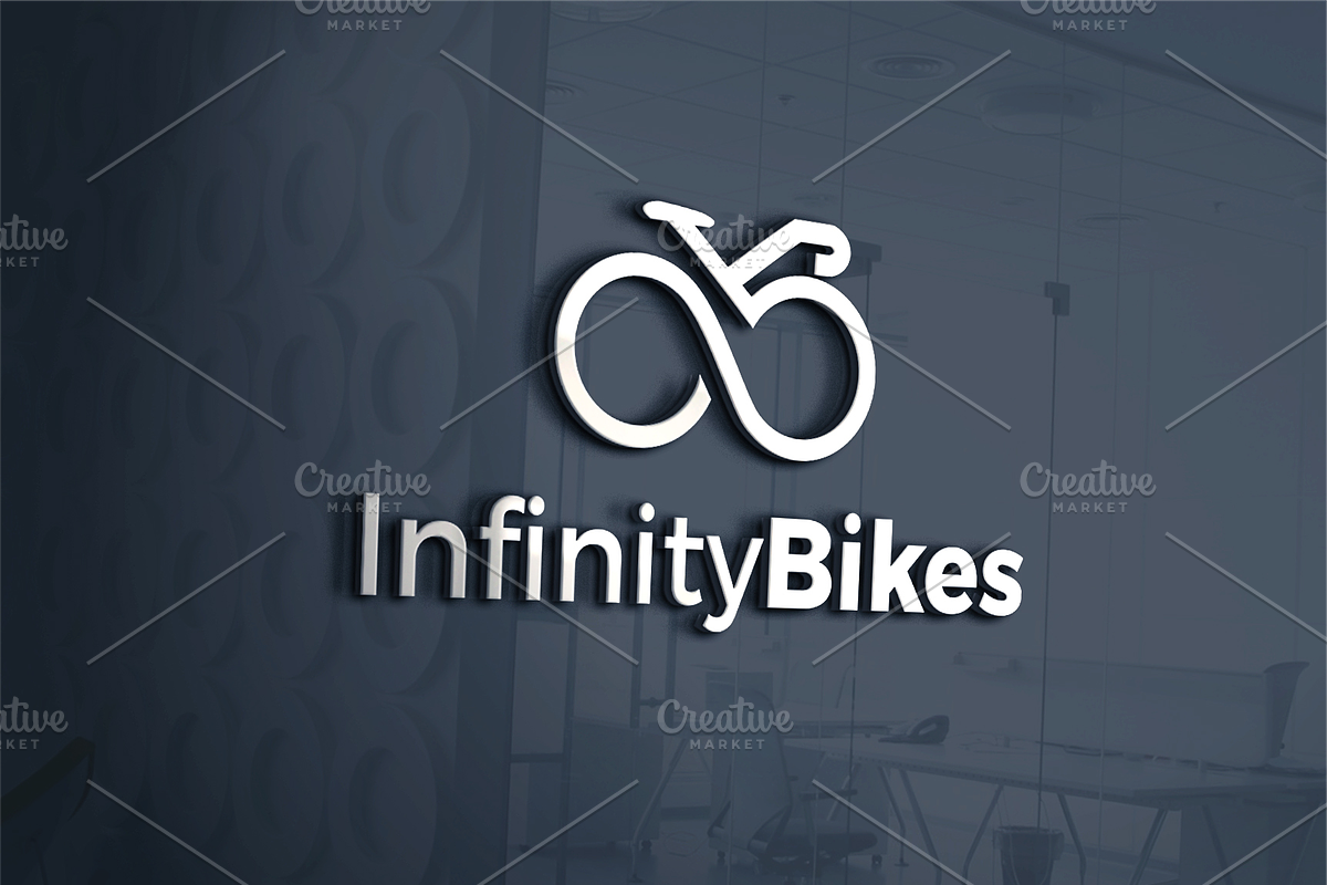 Infinity Bikes Logo Template, a Branding & Logo Template by REDVY CREATIVE (Photo 1 of 3)