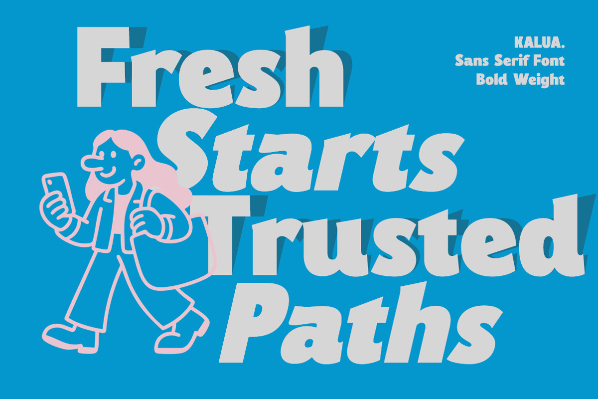 Kalua Bold Sans Serif, a Sans Serif Font by Letterhend Studio (Photo 11 of 11)