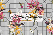 Garden Geometry Seamless Patterns, a Pattern Graphic by LEAFure (Thumbnail 1 of 11)