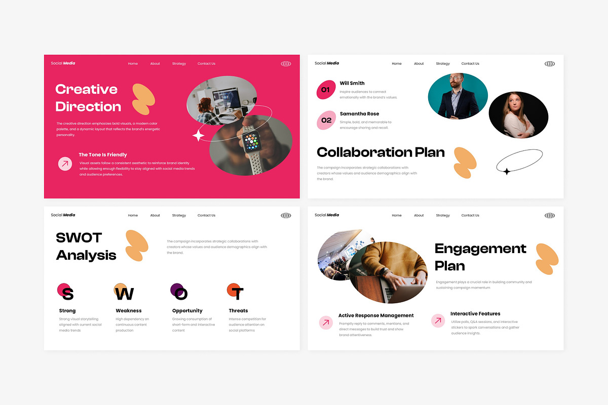 Social Media Campaign Strategy, a Presentation Template by Eklip Studio (Photo 3 of 6)