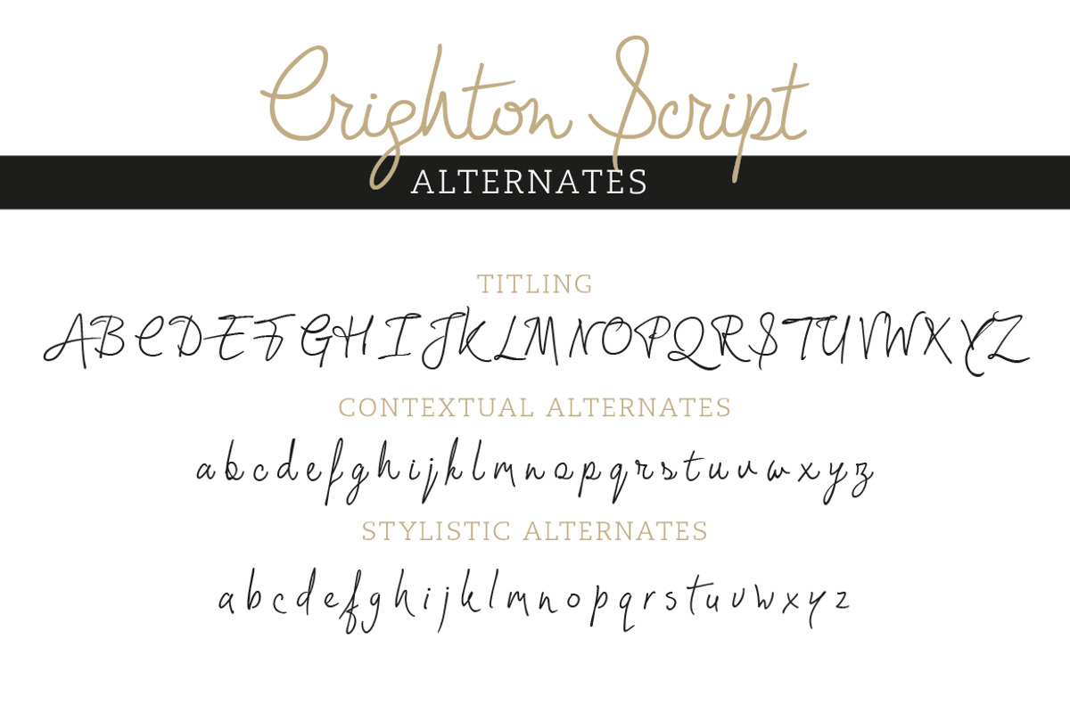 Crighton + Lev Duo Font Pack *Sale*, a Script Font by TypeFaith Fonts (Photo 10 of 13)