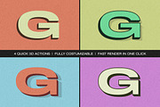 Quick 3D Effect – Photoshop Action, an Action Add-On by Bitstate Design (Thumbnail 2 of 4)