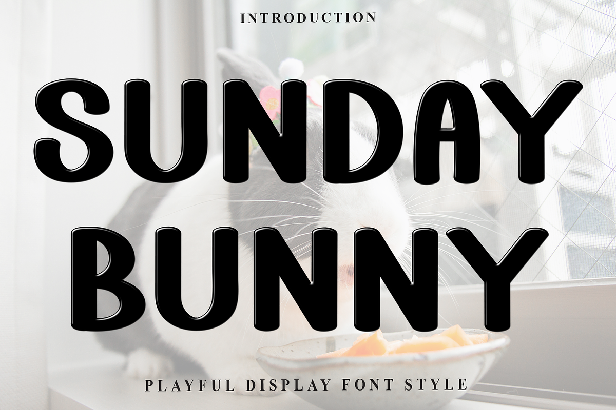 Sunday Bunny, a Script Font by FreshTypeINK (Photo 1 of 6)
